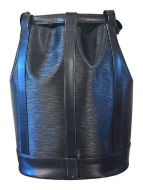Vintage Louis Vuitton Randonnée Epi leather bucket bag.